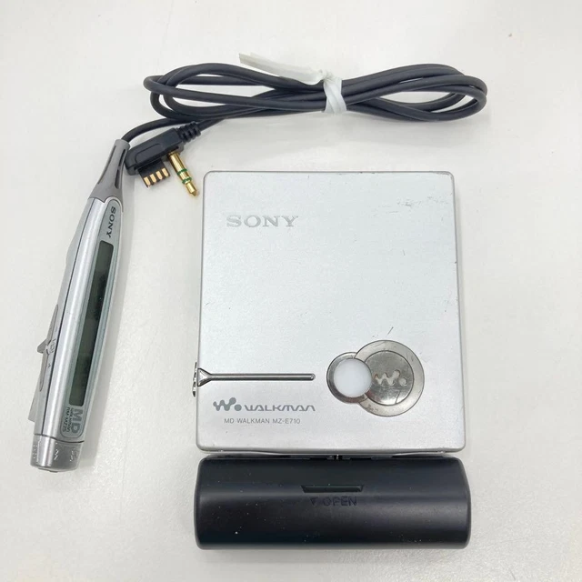 SONY MZ-E710 WORKING Product MD Player With Remote Control Battery