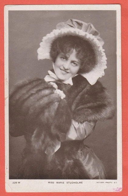 Vintage Postcard Miss Marie Studholme Rotary Photo used