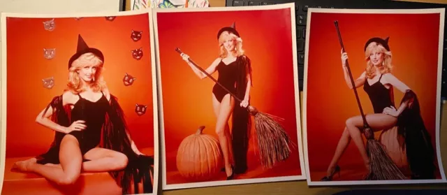 Morgan Fairchild TV Movie Star Actress Kodak 8x10 Photo Halloween Set of 3