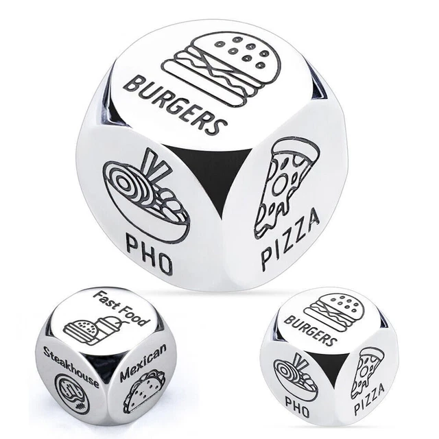 FOOD DECISION DICE For Couples Anniversary Birthday Funny Date Night