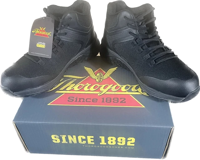 THOROGOOD T 800 Tracker Mid Work Boots Men's Size 10 Black Used £13.64 ...