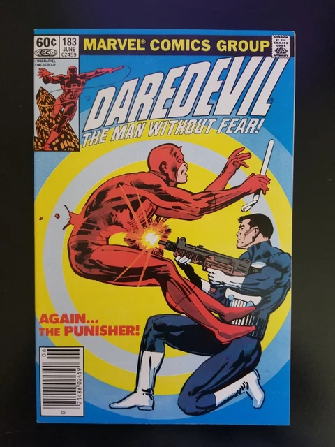 Daredevil #183 NM 9.4/9.6⛓️1st vs. Punisher⛓️High Grade Marvel Newsstand WP CGC