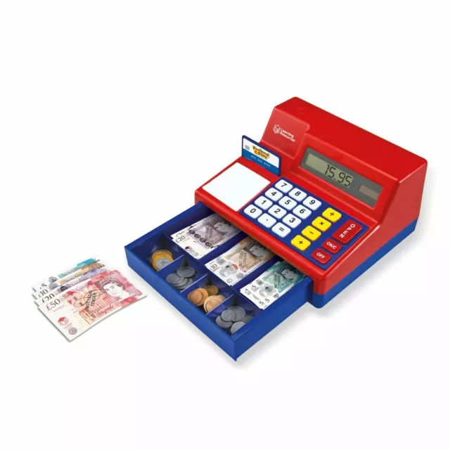 Children's Toy Cash Register  - Pretend and Play Kid's Till with Play Money 2