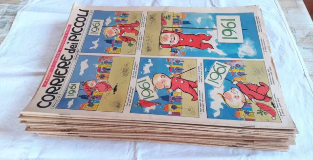 Corriere Dei Piccoli Anno 1961 - 32 Numeri - Fumetto