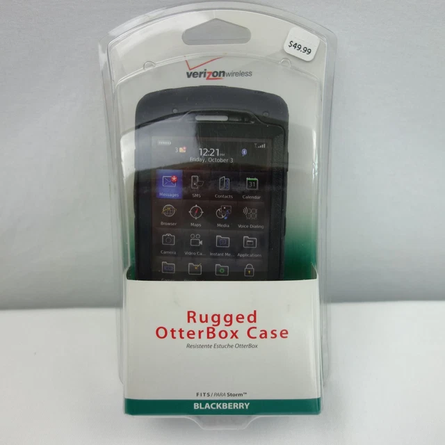 Verizon Rugged OtterBox Case for Blackberry Storm 3 Layers of Protection