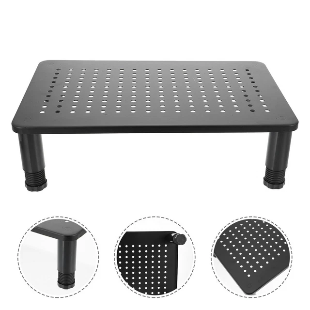 1 stück Wärmeableitungscomputermonitor Riser Rack Höhenverstellbare Lochplatte