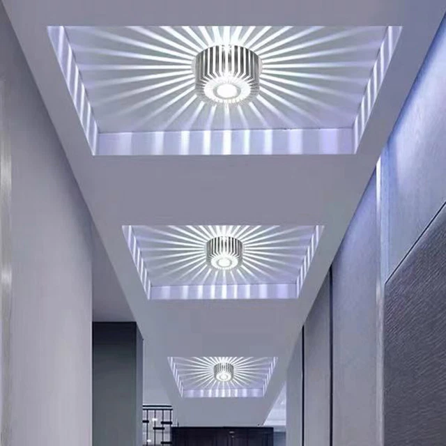 LED Ceiling Fixture Durable Ceiling Spotlights for Aisle Corridor (White Light)