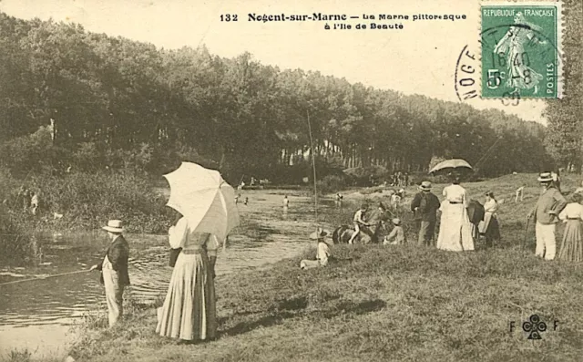 CPA 94 - Nogent-sur-Marne - La Marne pittoresque à l'Ile de Beauté
