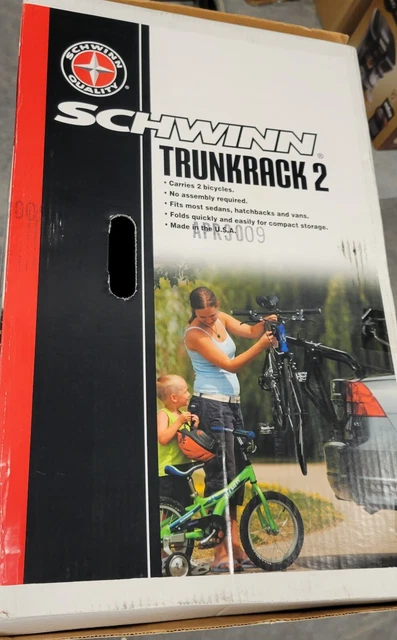 Schwinn 2 bike trunk rack 2025 suv