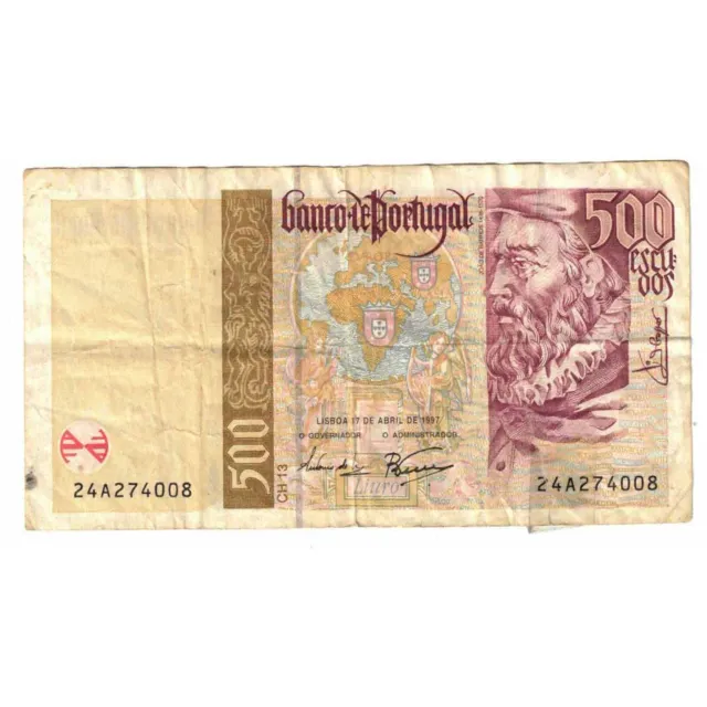 [#629431] Banknote, Portugal, 500 Escudos, 1987, 1987-04-17, KM:187a, EF