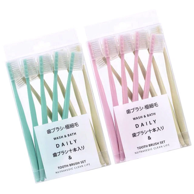 20 pz spazzolino da denti in plastica morbida manuale piccolo