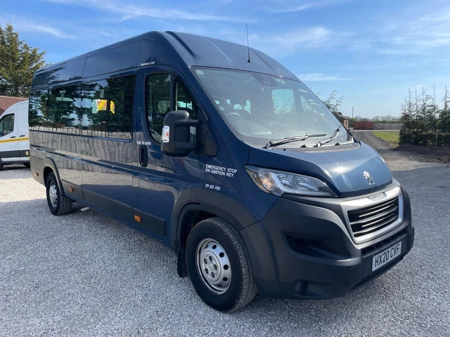 PEUGEOT BOXER 2.0 BlueHDi 440 L4 H2 17 SEATER MINIBUS WHEELCHAIR RAMP ...