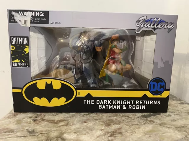 BATMAN DC Gallery Diamond Select Toy BATMAN & ROBIN Neuf Boîte Scellée 80 YEARS