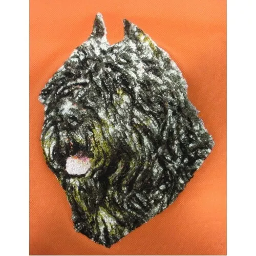 Embroidered Short-Sleeved T-shirt - Bouvier des Flandres DLE1491 Sizes S - XXL