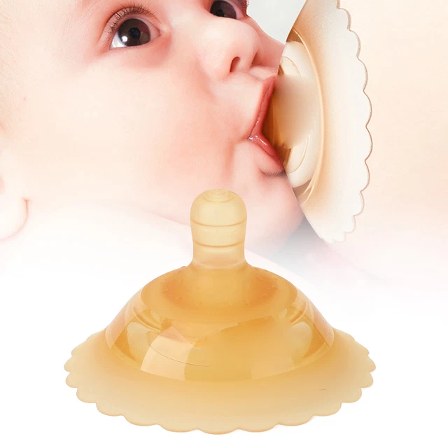 Silicone Nipple Shields Prevent Cracking Pain Breastfeeding Nipple Protector Spm