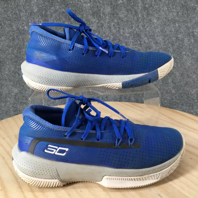 Under Armour Youth Shoes 6.5 Steph Curry 3 Zero Sneaker 3022117 400 Blue Leather