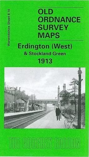 Old Ordnance Survey Map Erdington West & Stockland Green 1913