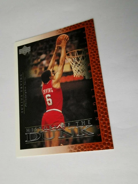 JULIUS ERVING 2000 Upper Deck History Of the Dunk #51 PHILADELPHIA 76ers