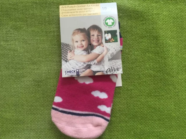 Kinder Anti-Rutsch-Socken, Größe 19-22, neu