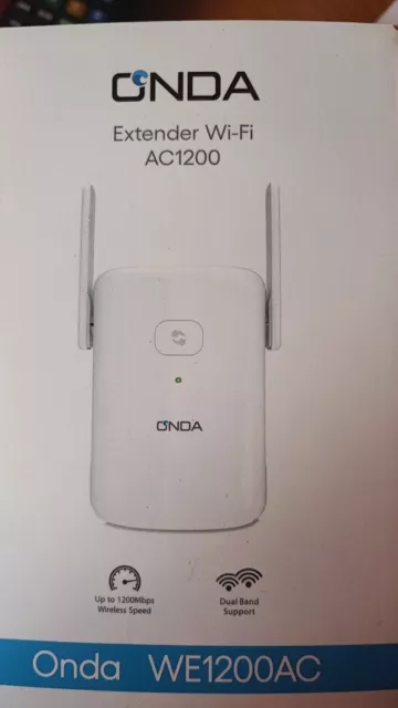 REPEATER WIFI TIM Extender Onda We1200Ac Wireless 2.4G 5Ghz Fino A 1200  Mbps EUR 23,00 - PicClick IT