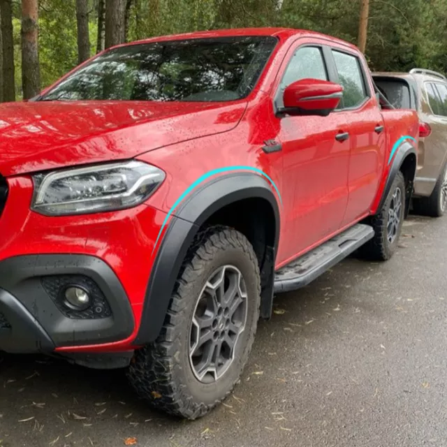 Fender Flares Slim Style For Mercedes Benz X-Class 2017- 2024 Black Wheel Arch