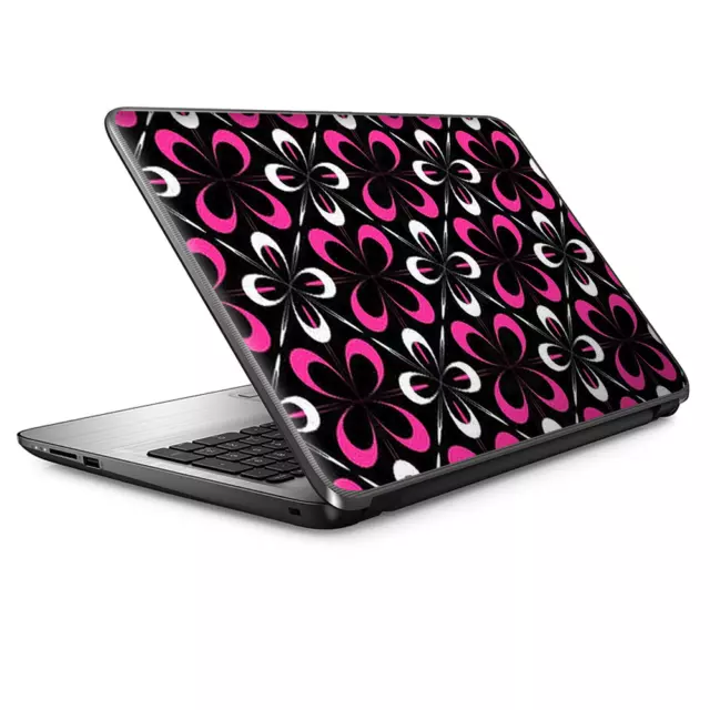 Universal Laptop Skins Wrap for 14" - Abstract pink black pattern