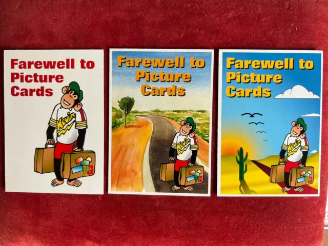 Brooke Bond PG Tips tea cards: Farewell to Picture Cards set of 3 loose
