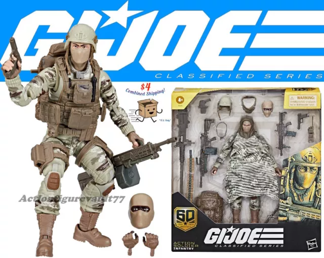 2024 GI JOE Classified Series 6" 60th Action Soldier INFANTRY ----IN-STOCK----