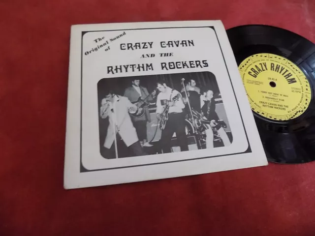 CRAZY CAVAN and THE RHYTHM ROCKERS Teddy boy RARE 7" NEW WAVE Rockabilly