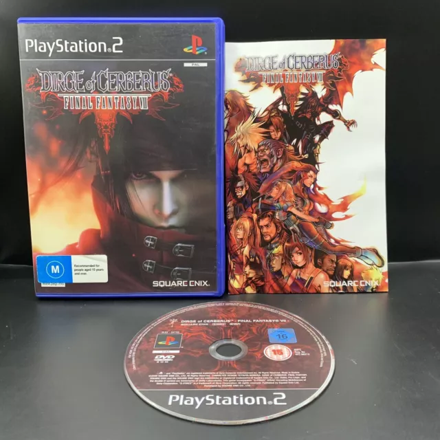 Dirge of Cerberus - Final Fantasy VII PS2 Sony PlayStation 2 PAL Complete Manual
