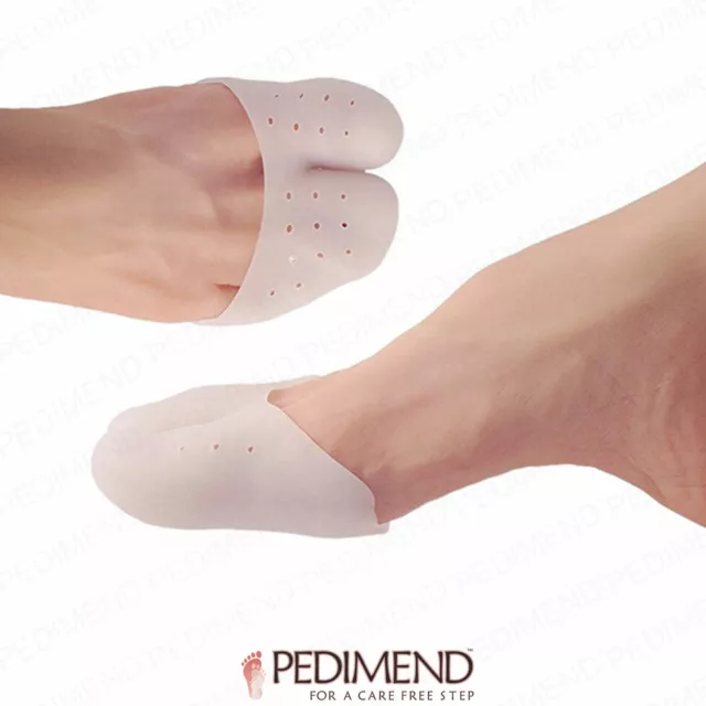 PEDIMEND Gel Toe Protectors with Metatarsal Pads - Ball of Foot Cushion (1PAIR)