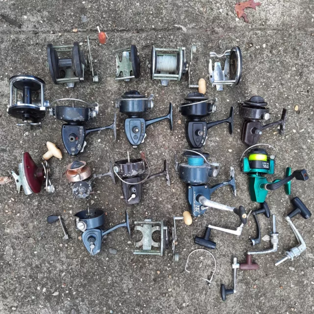 LARGE LOT USED Spinning And Bait Casting Reels Parts Or Repair $74.99 -  PicClick
