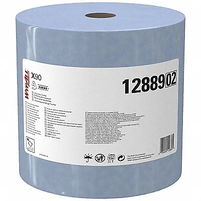 Dry Wipe Roll: Jumbo Perforated Roll, Max Absorbency, Superior Wet Strength,