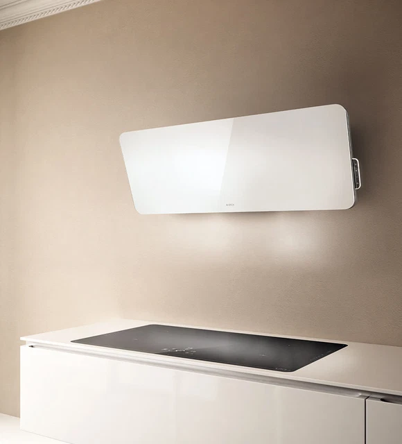 ELICA TIFFANY WH/F/80 80cm WallMounted Cooker Hood, White Glass £495.