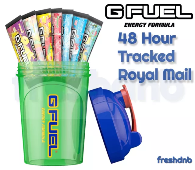 G FUEL G64 Starter Kit Shaker Cup 7 Sachets Genuine UK GFUEL Seller