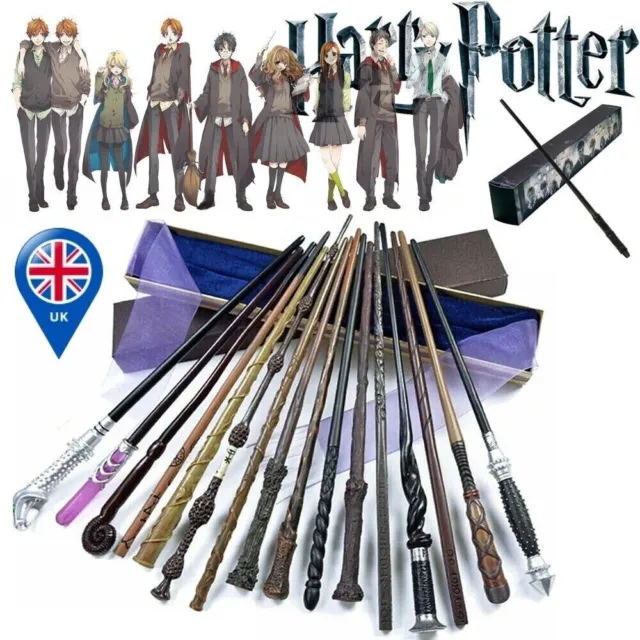 Harry Potter Metal Core Magic Wand Cosplay Hermione Granger Voldemort Boxed Gift