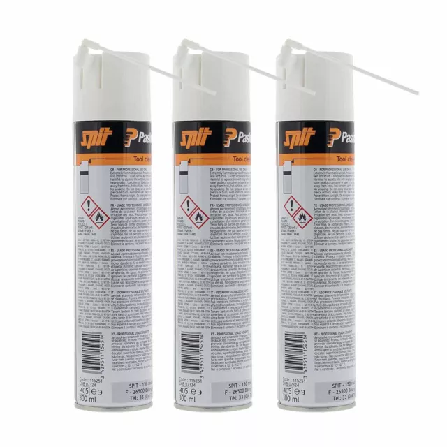 Paslode 115251 300ml Impulse/Pulsa Degrease Cleaner (3 Pack)