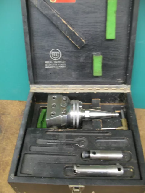 Wohlhaupter Upa3 Boring Facing Head W/Accessories + Case Moore Jig Bore Shank