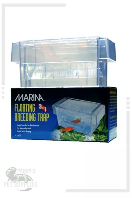 Marina 3 in 1 Breeding Trap Floating Isolation Fry Trap Aquarium Safety Chamber