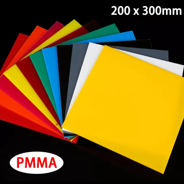 Coloured 2.3mm Thick Acrylic Plastic Sheets PMMA Square Board
