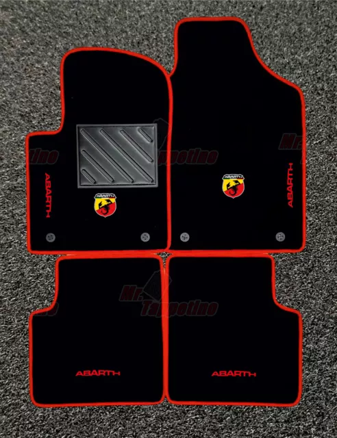 Tappetini Tappeti Compatibili FIAT 500 595 695 ABARTH Personalizzabili