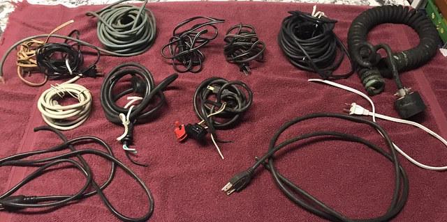 Lot of 6 Pounds Wire Cords Scrap Recovery Copper