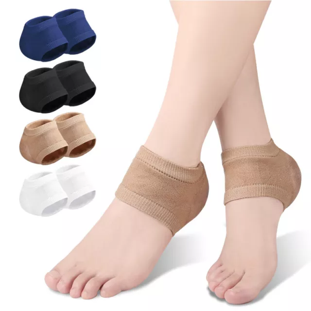 1Pair Gel Silicone Moisturizing Heel Socks Cracked Foot Skin Feet Care Protector