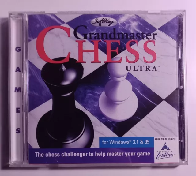 Grandmaster Chess Ultra Special Edition PC CD-ROM Windows 3.1 95 Sealed  Vintage