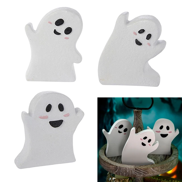 3pcs Tiered TrayStanding Wooden Sign Garden Farmhouse Halloween Decoration