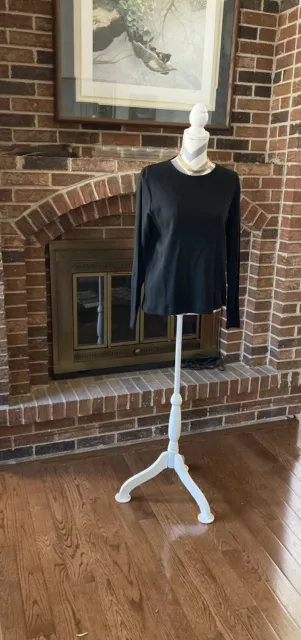 Woman’s Jones New York Black Long Sleeve Knit Top Size M NWT