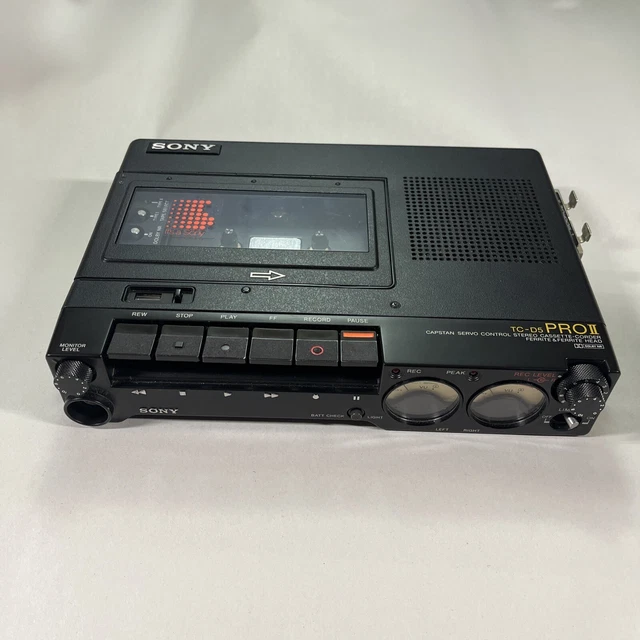 Magnétophone à Cassette Sony TC-144 CS – Pour Restauration Ou Pièces (Japon)