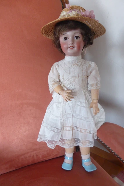 JOLIE POUPÉE ANCIENNE SIMON & HALBIG MOULE 1078 - TAILLE 8 - HAUTEUR 51 CM JOLIE POUPÉE ANCIENNE SIMON & HALBIG MOULE 1078 - TAILLE 8 - HAUTEUR 51 CM