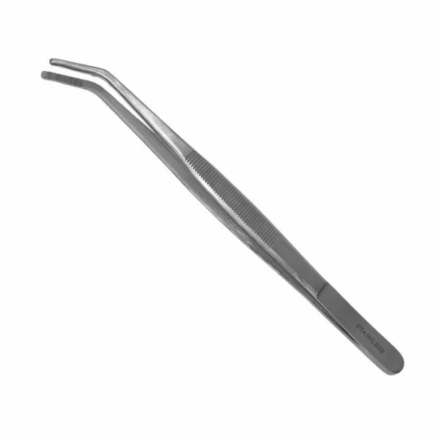 Pinzette, Anatomisch, Standard, gebogen, 14cm, 5 Stück, Nr.P29g-14-5