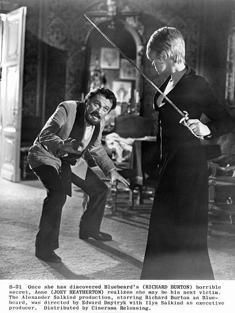 RICHARD BURTON AND Joey Heatherton In Bluebeard 1972 OLD MOVIE PHOTO $7 ...